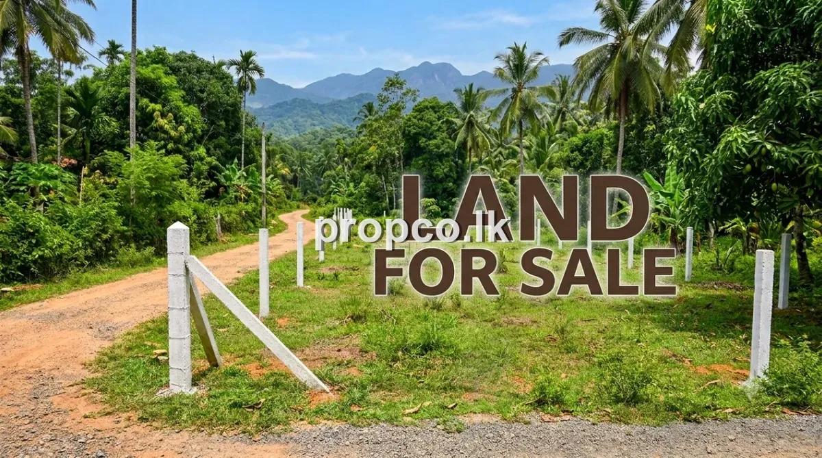 18 Perches Bare Land for Sale in Hakmana