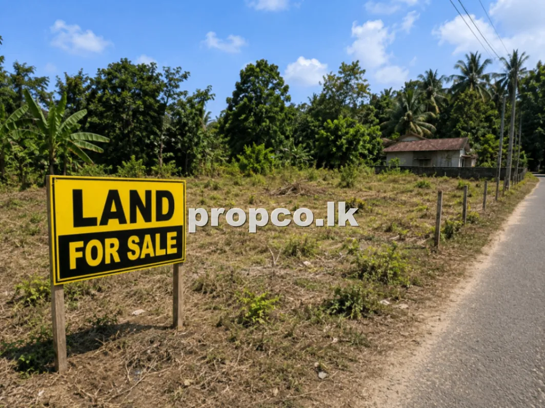 18 Perches Bare Land for Sale in Walasmulla