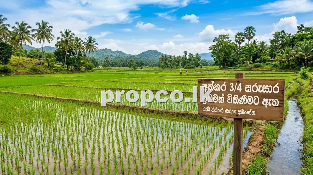 120 Perches Cultivation Land for Sale in Awulegama