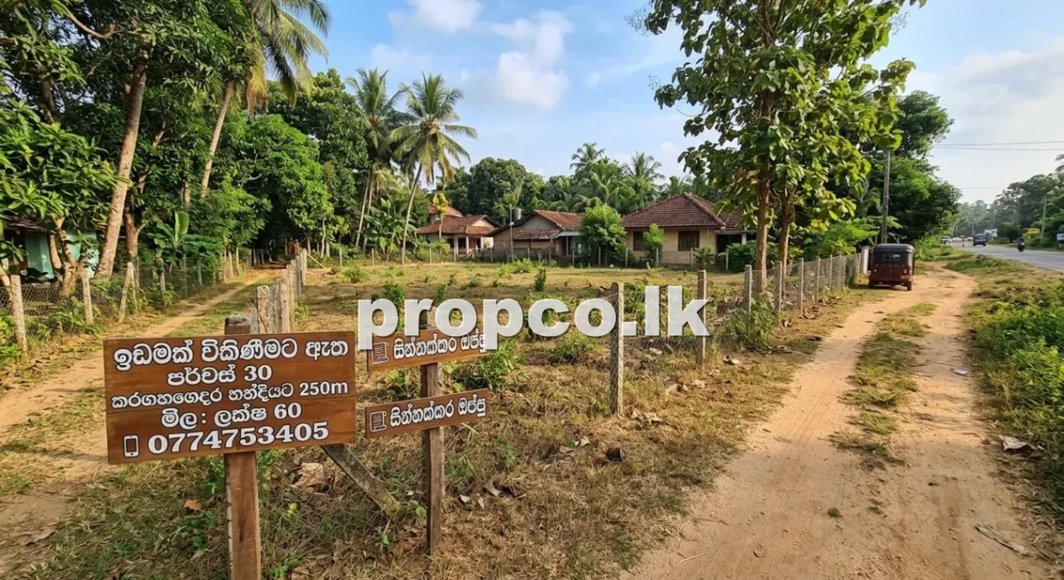 30 Perches Bare Land for Sale in Kuliyapitiya