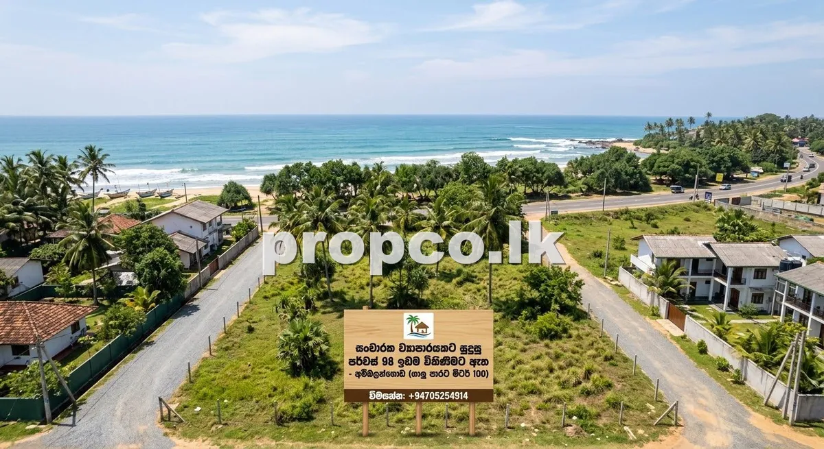 98 Perches Commercial Land for Sale in Ambalangoda