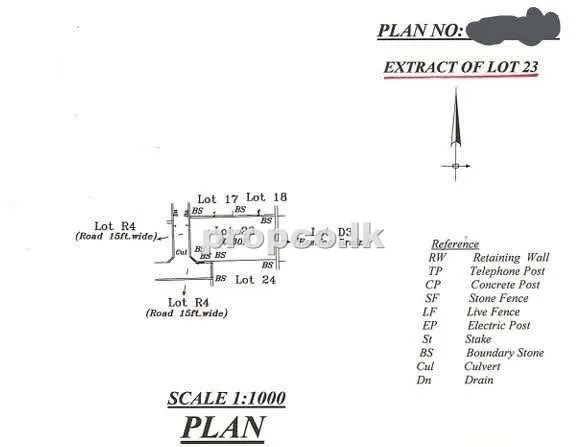 Land for Sale in Watareka - Somarathna Mawatha!